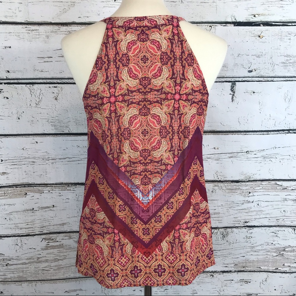 Sanctuary Border Print Shell Top - Picture 7 of 8